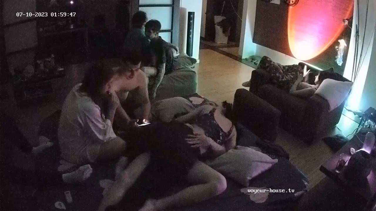 Elon,Sophia,Claudia and guests sexy party 1, July 10,2023 cam 3