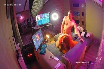 exclusive Living room Sophia, Elon, Claudia cam in apartment 2023 sep 26 cam 4