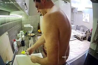 Teanna and Ronin kitchen sex, Jun20-24