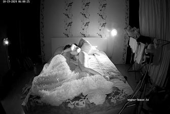 Alecia Getting ready to sleep 2024-10-19
