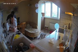 Mustafa and Magnolia fuck in Kitchen 2024-10-18 cam 2