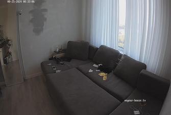 Sylva and Carlson with guests have fun in Living room 2024-08-25 cam 2