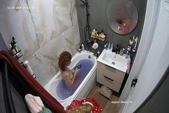 Mira taking a bath in new realm 2024-11-30