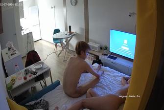 Kaspar and Vesna massage leads into sex in livingroom 2024-12-27 cam 2