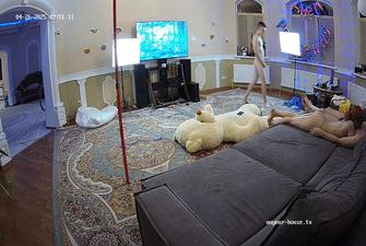 Raj fucks (dry humps) Draca couch livingroom 2025-04-26