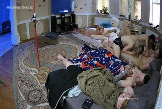 Eleonora riding Raslan Roxy sucking and jerking off Raj livingroom 2025-05-31 cam 2